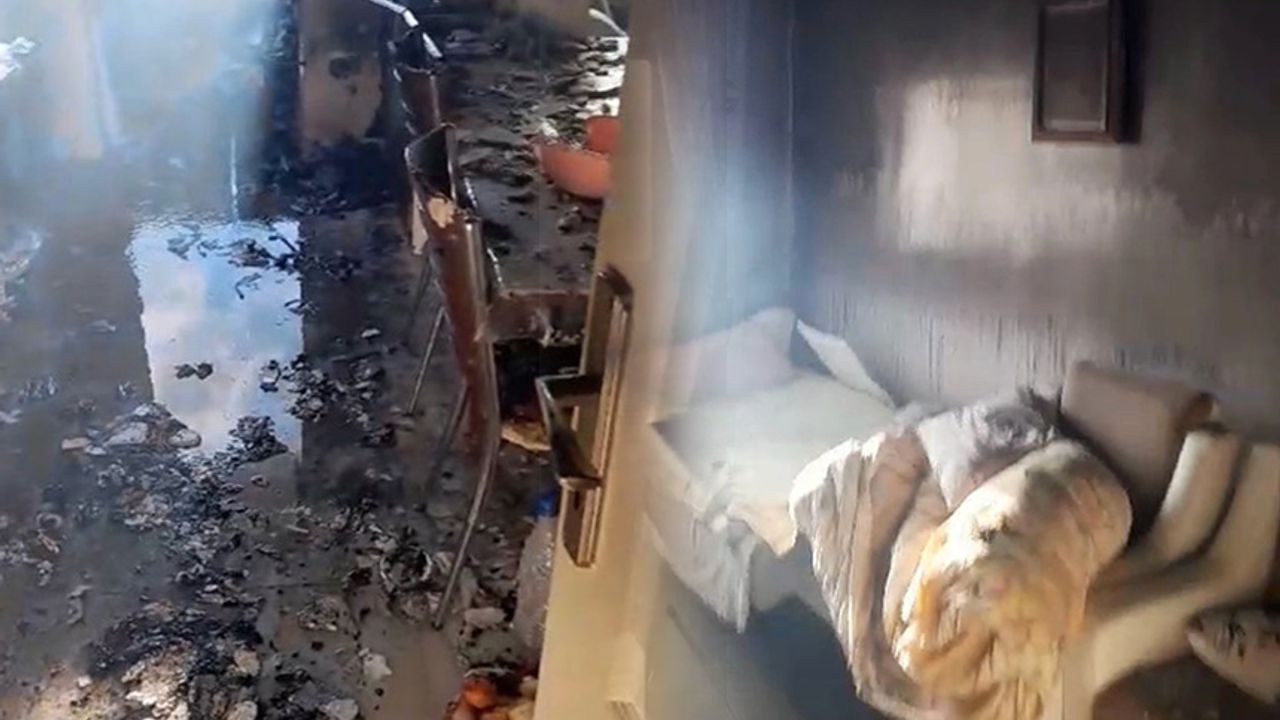 Giresun’da korkutan yangın: Ev kullanılmaz hale geldi