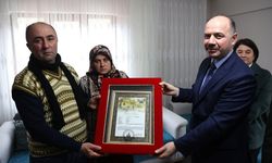 Giresunlu şehit Ahmet Köroğlu'nun ailesine şehadet belgesi verildi