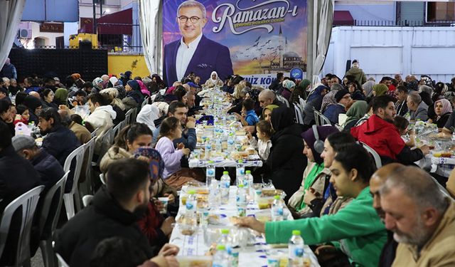 Binlerce vatandaş Eyüpsultan’da dev iftar sofrasında buluşacak
