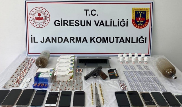 Giresun’da jandarmadan uyuşturucu operasyonu: 13 gözaltı