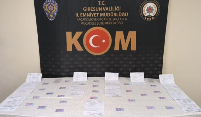 Giresun'da sahte sürücü belgesi operasyonu: 6 kişiden 1'i tutuklandı