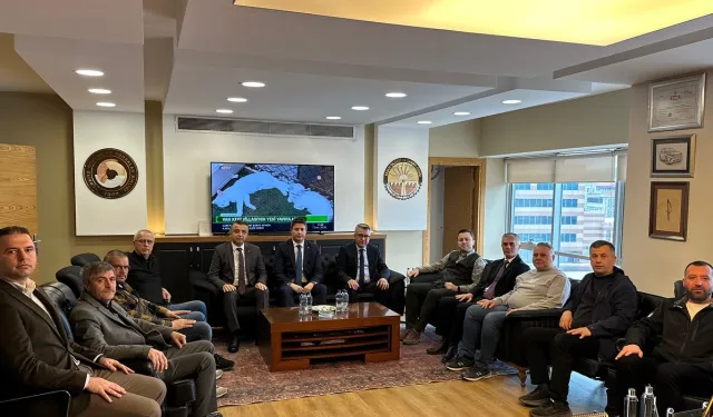 Edirne'de Ziraat Bankası yetkililerinin Keşan TSO ziyareti